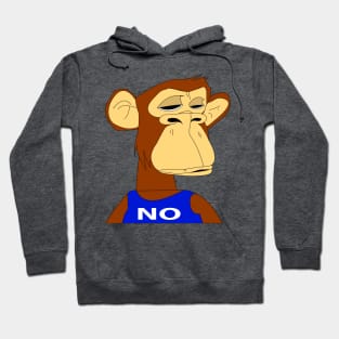 NFT non fungible token  ( sad  ape design) NO Hoodie